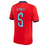 England John Stones #5 Replica Away Shirt World Cup 2022 Short Sleeve